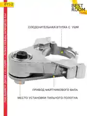 Насадка Реноватор для УШМ для резьбы М14 Best Room