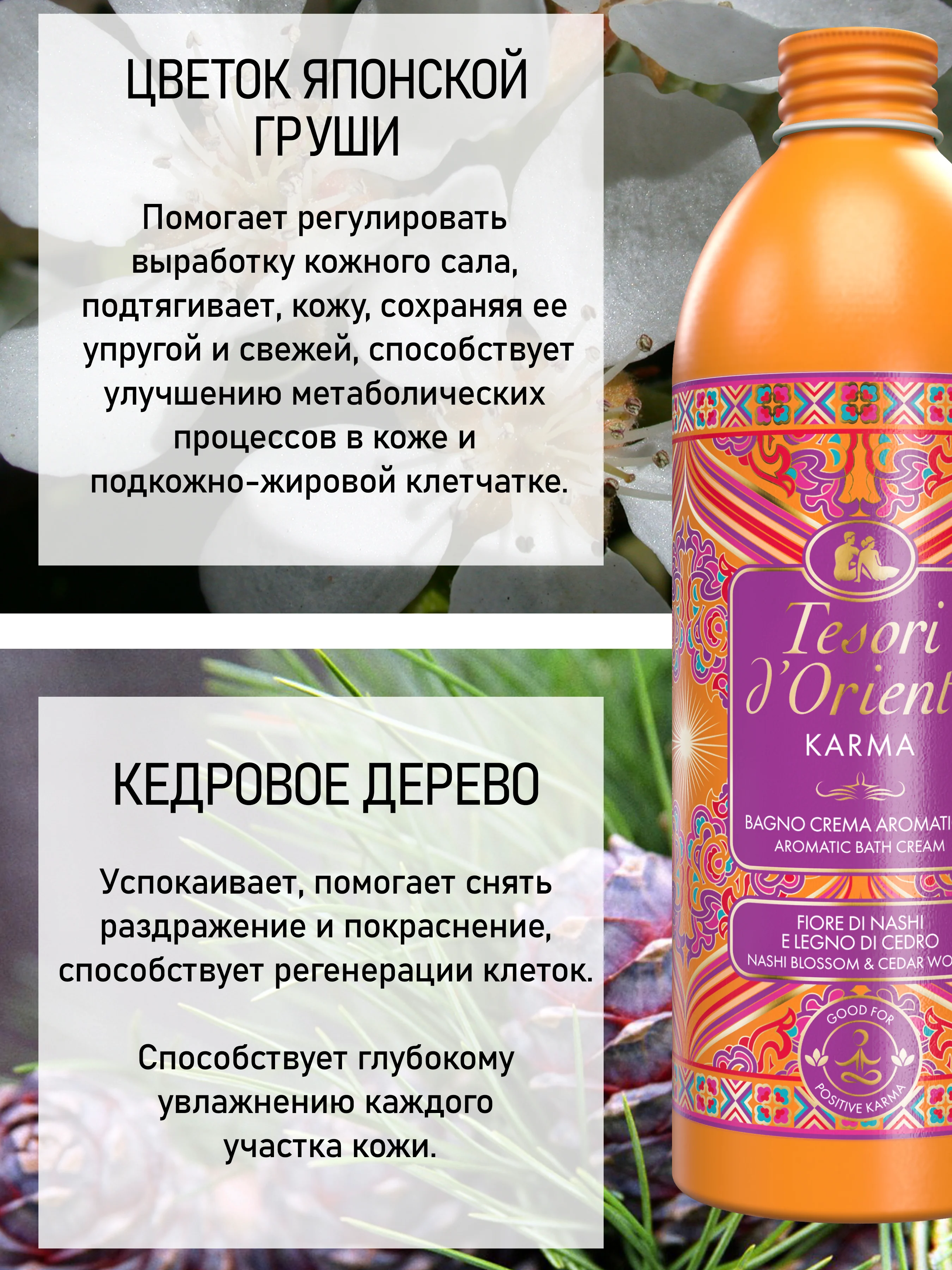 Парфюмированный гель для душа Карма Karma 500 мл