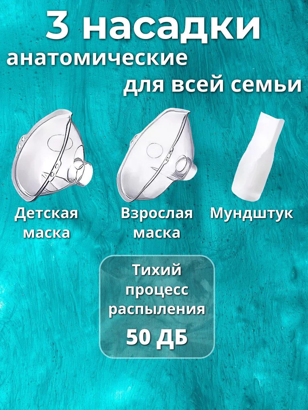 Ингалятор небулайзер портативный для детей и взрослых
