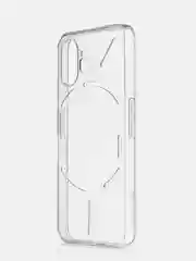 Молочный защитный чехол для Nothing Phone (2) силиконовый ROSCO прозрачный с бортиком защитой камер