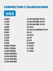 Filtero FTM 10 комплект моторных фильтров для пылесосов VAX