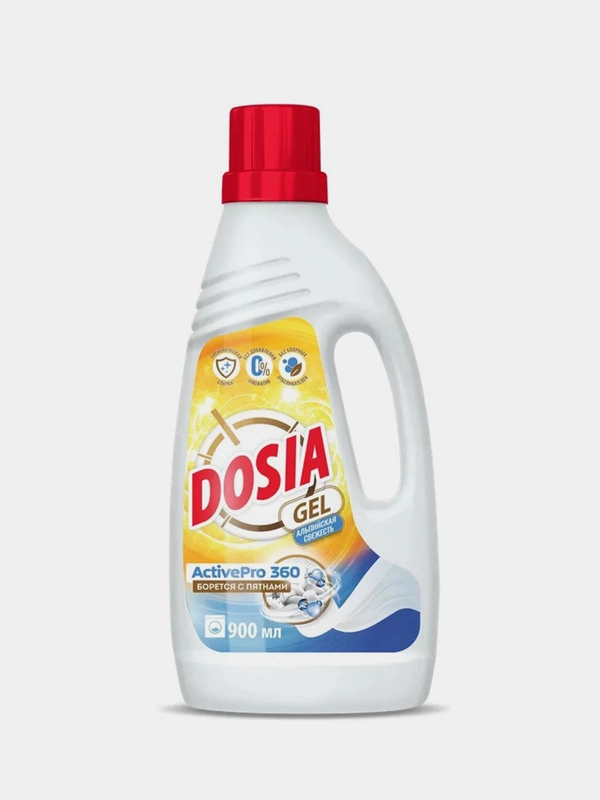Гель для стирки DOSIA Альпийская Свежесть, 900мл