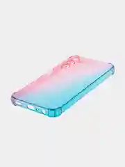 Голубой противоударный чехол для Samsung Galaxy A25 силиконовый ROSCO с защитой камер и углов