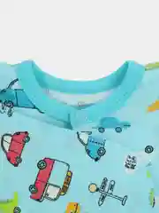 Лазурный комбинезон для новорождённого