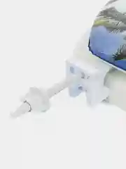 Синий сиденье мягкое для унитаза Пальма с креплениями 20985576