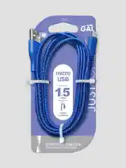 2856 Кабель плоский USB A - micro USB B 2А L=1,5 m GAL