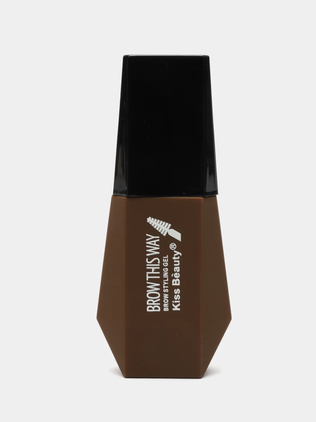 Бежевый цветной гель для укладки бровей Kiss Beauty