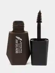 Тёмно-коричневый цветной гель для укладки бровей Kiss Beauty