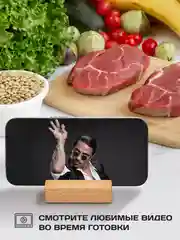 Деревянная подставка держатель для телефона и планшета