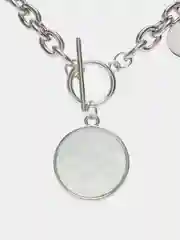 Серебряный цепочка на шею, женская