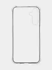 Прозрачный противоударный чехол для Samsung Galaxy A25 силиконовый ROSCO с защитой камер и углов