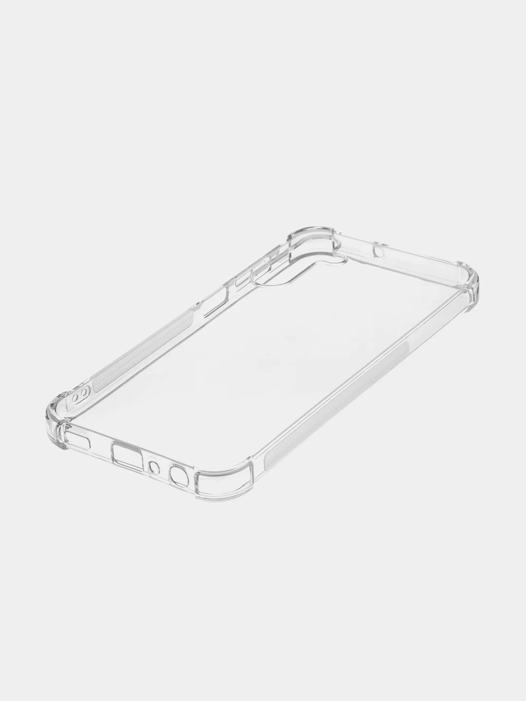 Прозрачный противоударный чехол для Samsung Galaxy A25 силиконовый ROSCO с защитой камер и углов
