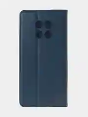 Синий чехол-книжка для Realme 12 (5G) из высококачественной искусственной кожи