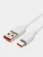 Кабель 6А Type C - USB для быстрой зарядки и передачи данных/ 1м, 1,5м, 2м