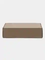 Коробка из гофрокартона, крафт, самосборная, для подарка и для хранения