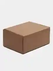 Коробка из гофрокартона, крафт, самосборная, для подарка и для хранения
