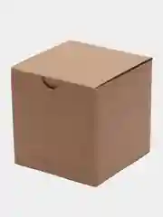 Коробка из гофрокартона, крафт, самосборная, для подарка и для хранения