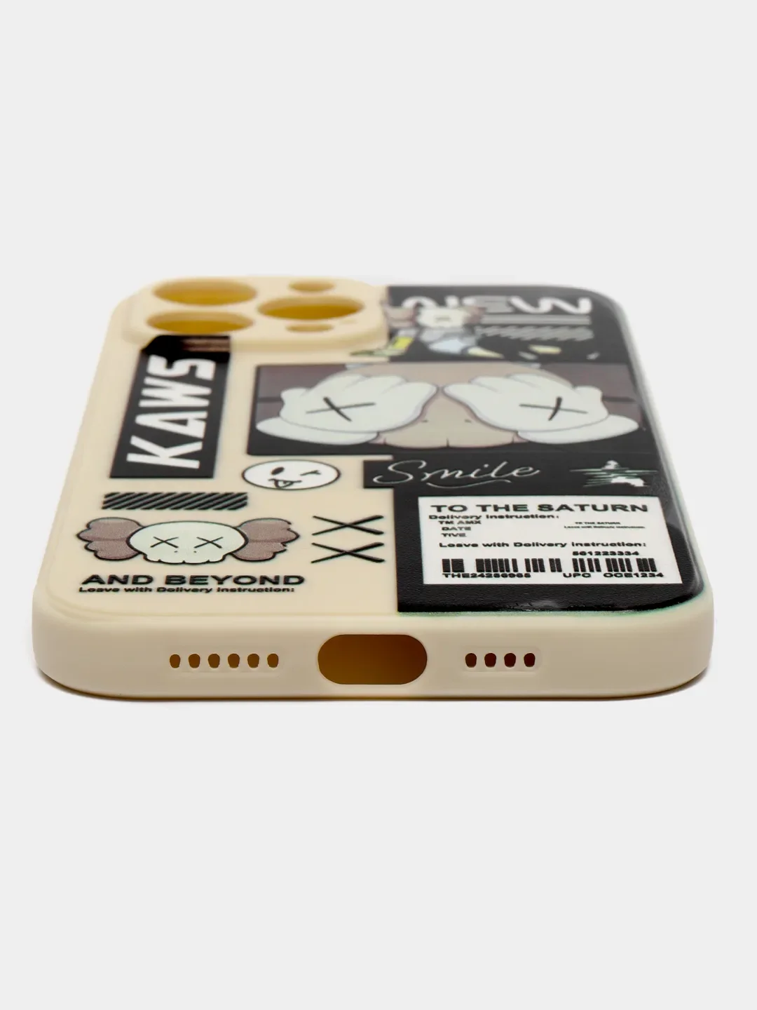 Белый чехол для iPhone (айфон) 11/12/13/14/XR/Pro/Max, силиконовый