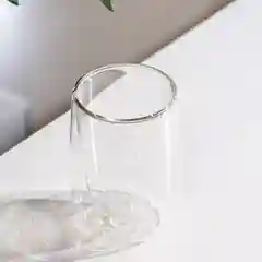 Прозрачный набор 2 стакана RISE GLASS CUP капля, 240 мл