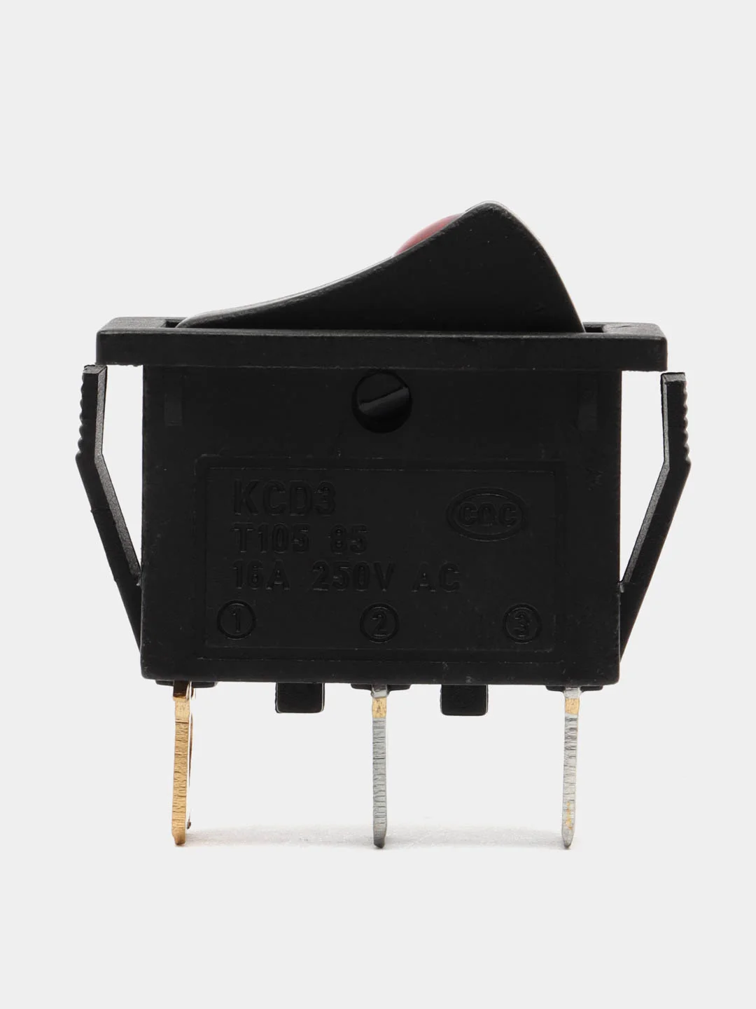 2 / 5 штук Переключатель KCD3-101L ON-OFF 15A 250V, 3 контакта, с красным светодиодом