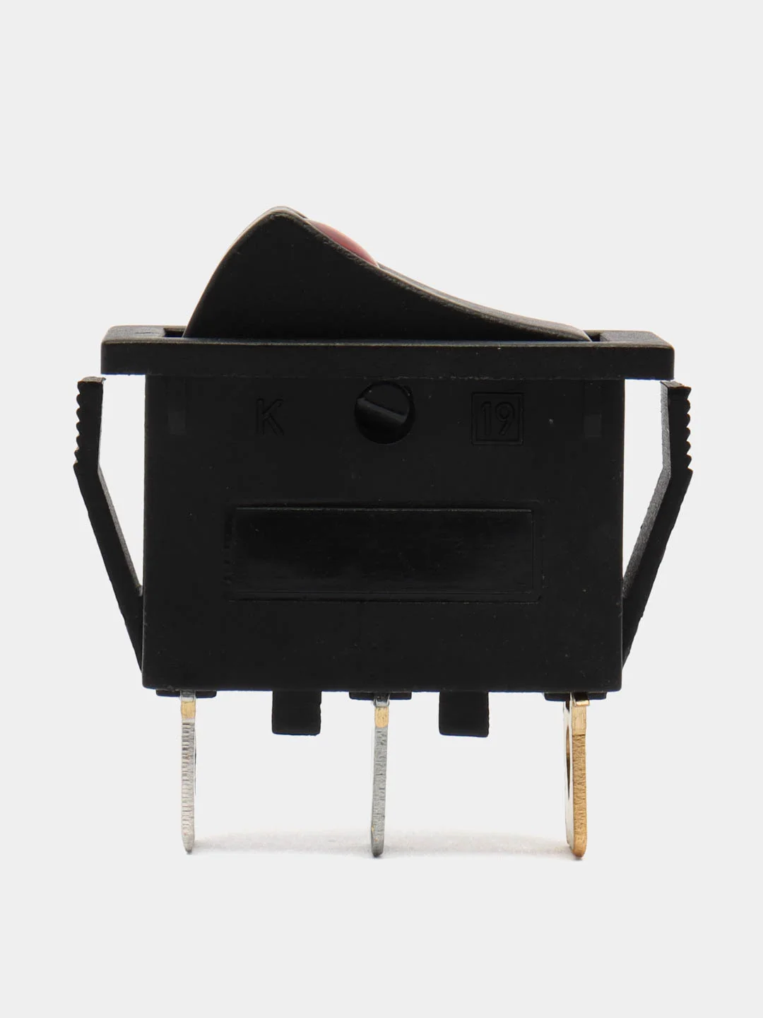 2 / 5 штук Переключатель KCD3-101L ON-OFF 15A 250V, 3 контакта, с красным светодиодом