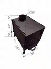 Печь отопительная разборная