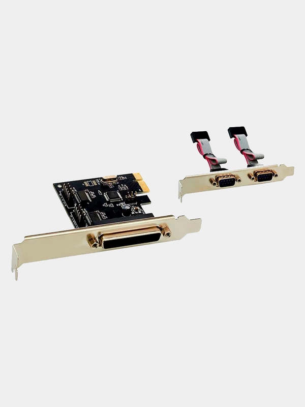 Контроллер ExeGate EXE-303 PCI-E x1 v1.1, 2*COM port + 1*LPT, WinChipHead Chipset WCH382L