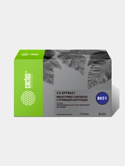 Картридж струйный Cactus CS-EPT8651 T8651 черный (8000стр.) для Epson WF5190/5690