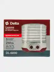 Сушилка электрическая для овощей и фруктов DELTA DL-6890