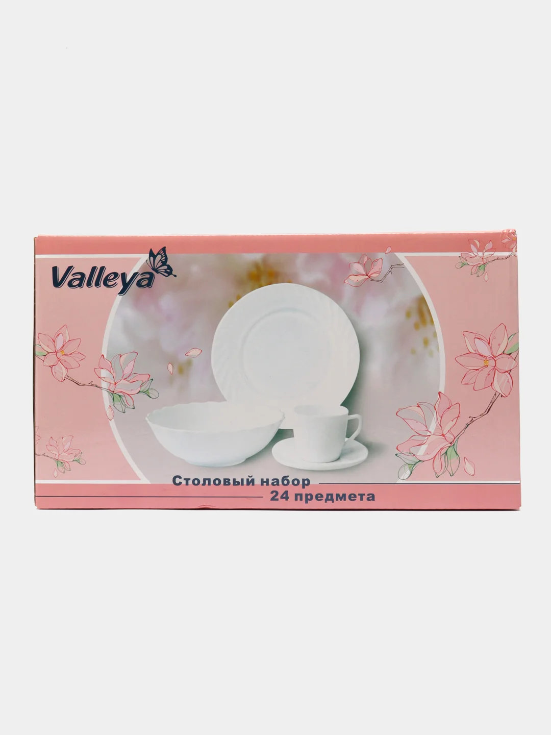 Столовый набор Valleya , белый, 24 предмета