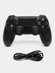 Черный геймпад джойстик DualShock для PS4, телефона и ПК, беспроводной, сенсорный пад
