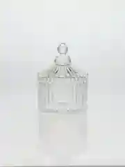 Прозрачный икорница с крышкой конфетница