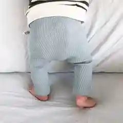 Серый меланж брюки штанишки для малышей