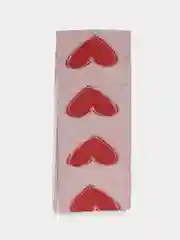 Красный полотенце кухонное "Сердце"