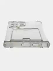 Прозрачный чехол для Samsung Galaxy S24 Ultra / Галакси С24 Ультра прозрачный с карманом для карты