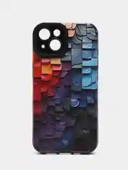 Хром яркий чехол, леопардовый для iPhone 13,14, 15, 16 Pro, Pro Max, силиконовый противоударный