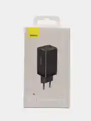 Черный сетевое зарядное устройство Baseus CCGP120202, 65W, Gan5
