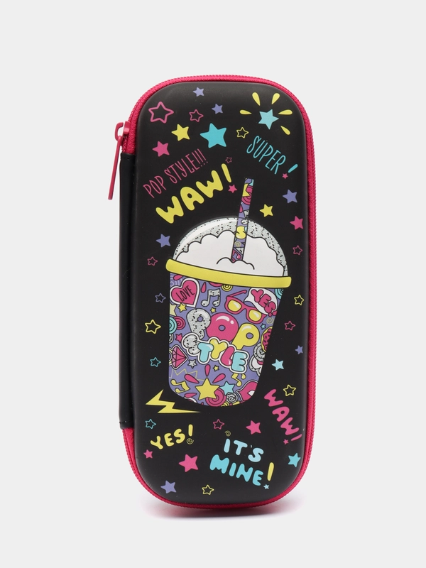 Пенал косметичка, 1 отделение 1 откидная планка, 22х10х5 см, Pop Style, Brauberg, 271552
