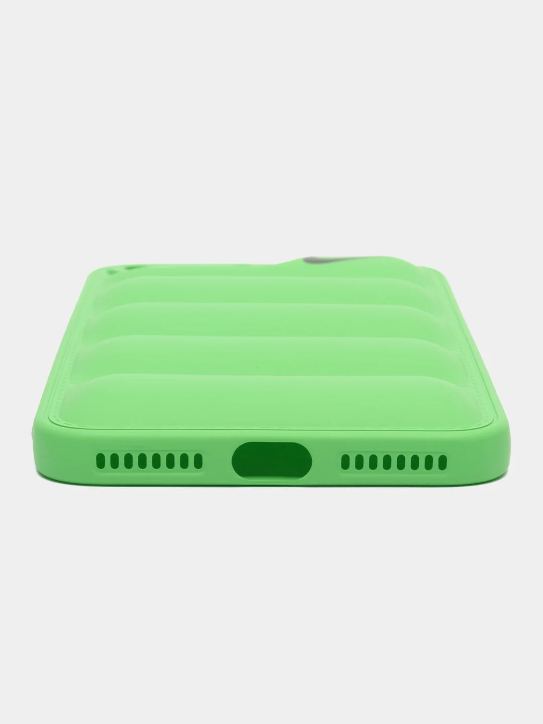 Зеленый чехол на iPhone (Айфон) 11, 13, 14, 15, 7, 8 Plus, X, XS, XR, 12 Pro / Max, силиконовый