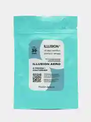 Контактные линзы ILLUSION AERO ежемесячные, 2 штуки, контейнер