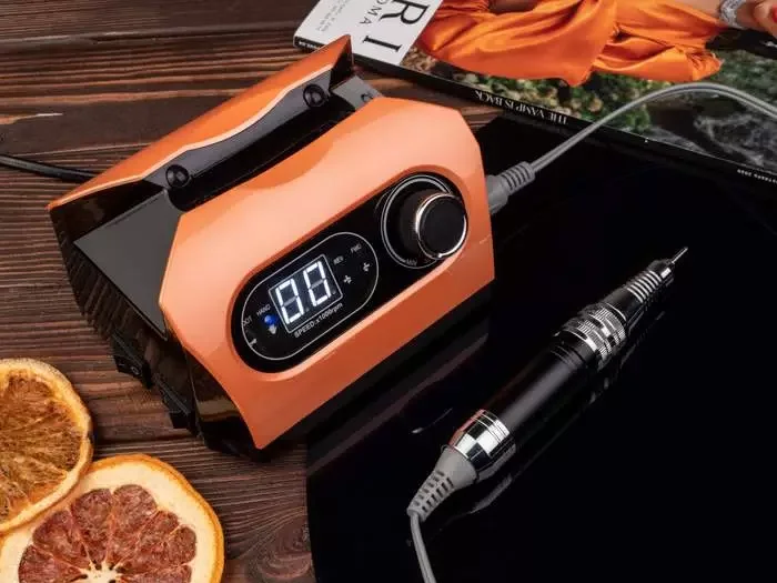 Аппарат для маникюра и педикюра Nail Master ZS-717, оранжевый, 45000 об., 65W