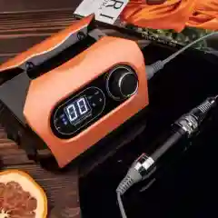 Аппарат для маникюра и педикюра Nail Master ZS-717, оранжевый, 45000 об., 65W