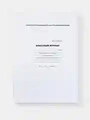 Разноцветный классный журнал для всех классов А4, 3 вида, 96 листов, твёрдая обложка, белый блок