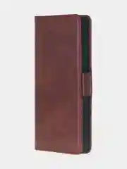 Терракотовый чехол-книжка для Infinix Note 40 (4G) из высококачественной искусственной кожи