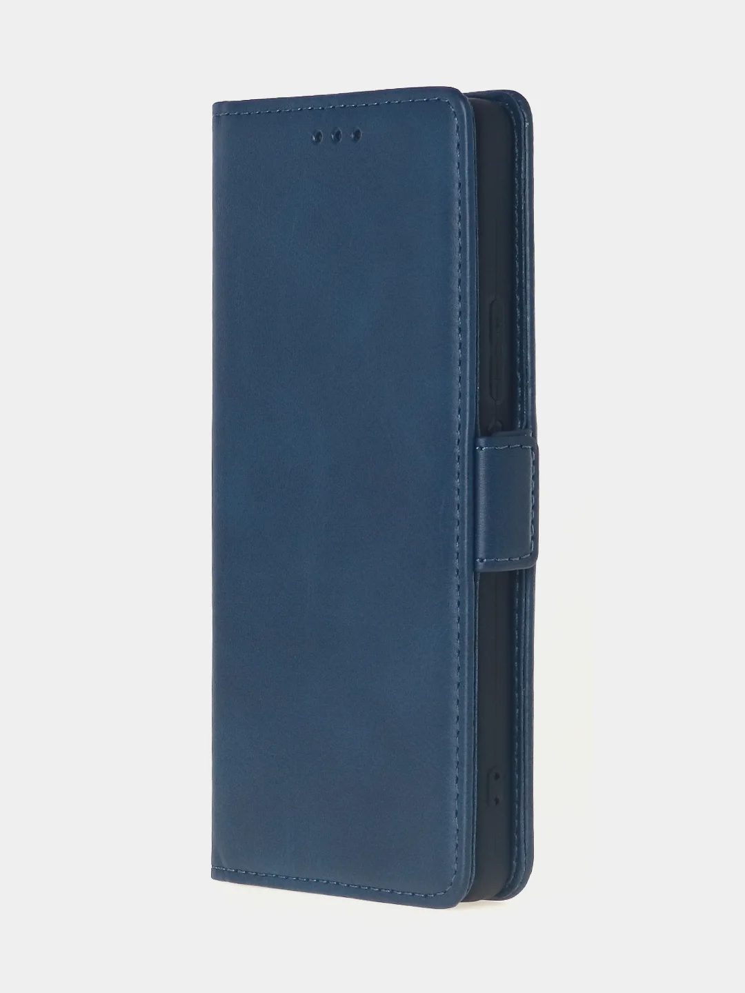 Темно-синий чехол-книжка для Infinix Note 40 (4G) из высококачественной искусственной кожи
