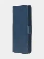 Темно-синий чехол-книжка для Infinix Note 40 (4G) из высококачественной искусственной кожи
