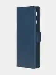 Темно-синий чехол-книжка для Infinix Note 40 Pro (4G) из высококачественной искусственной кожи
