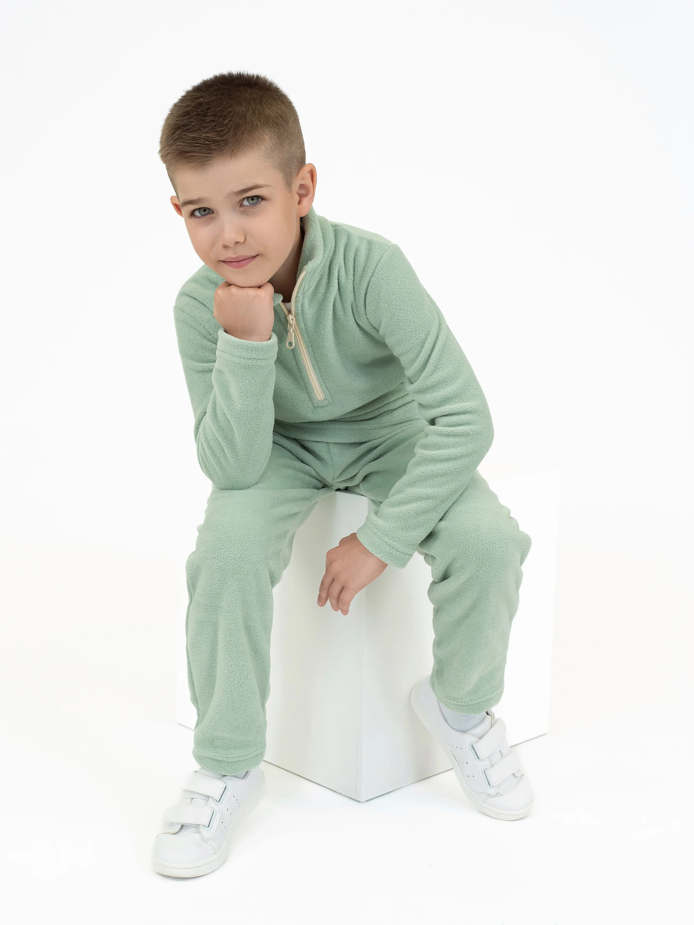 Желтый костюм детский, флисовый, Утенок