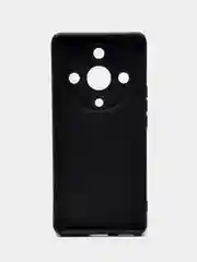 Черный чехол Honor X9b / Хонор Х9б черный, силиконовый, матовый
