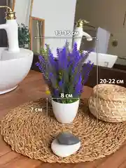 Зеленый искусственные цветы для декора в кашпо